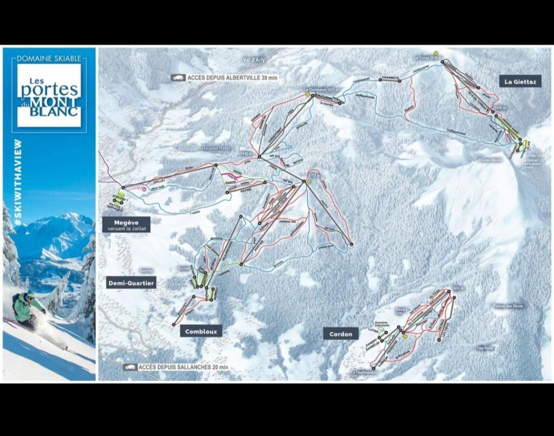 Studio Porte Du Mont Blanc Combloux Aux Pieds Des Pistes 外观 照片